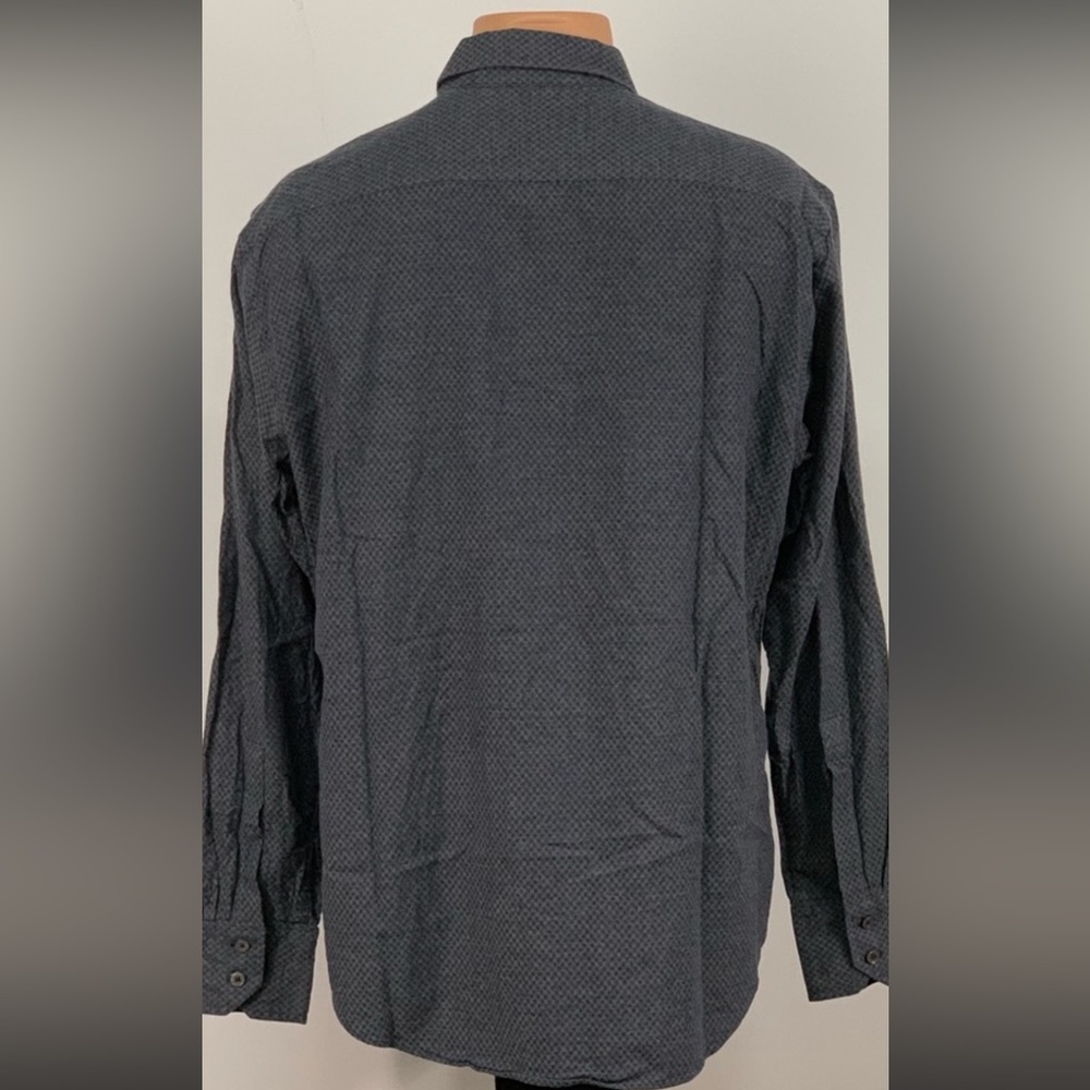 Zachary Prell Black Patterned Button Down Shirt - image 2